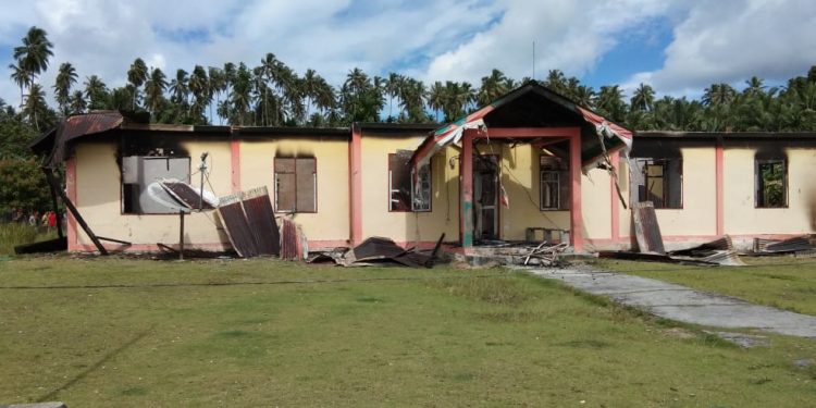 Kantor Camat Hibala di Nias Selatan Ludes Dilalap Sijago Merah