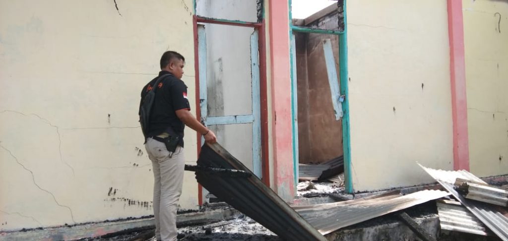 Kantor Camat Hibala di Nias Selatan Ludes Dilalap Sijago Merah