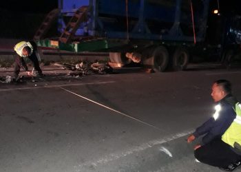 Berboncengan Sepedamotor, Lambok Hutauruk dan Marhusor Hutabarat Tewas