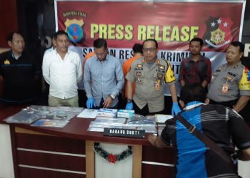 Bobol ATM di Soborongborong, Gomgom Sidabutar dan Oliver Sinaga  Dibekuk Polres Taput