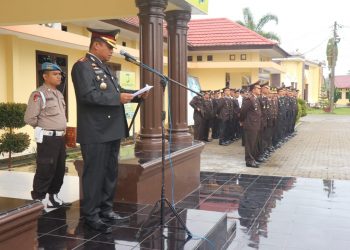 Polres Simalungun Gelar Upacara Hari Lahir Pancasila