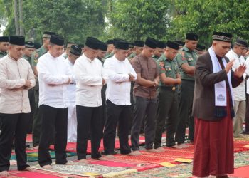 Pangdam I/BB Sholat Ied 1440 H di Lapangan Makodam I/BB
