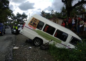 Bus Palapa Kecelakaan di Jalin Siantar-Parapat