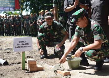 TNI Peduli Kesehatan Masyarakat,45 Ribu Jamban Sehat di Wilayah Kodam I/Bukit Barisan Dibangun