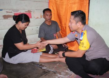 Luput dari Perhatian Dinas Sosial, Kapolres Siantar Bantu Warga Cacat