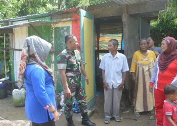 Yonif 122 Tombak Sakti Bedah Rumah Warga di Kecamatan Siantar