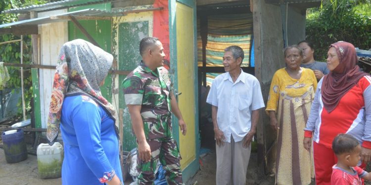Yonif 122 Tombak Sakti Bedah Rumah Warga di Kecamatan Siantar