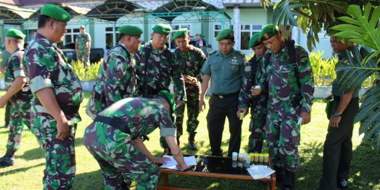 Anggota Kodim 0207/Simalungun Mendadak Ditest Urine. Hasilnya Negatif Narkoba Anggota Kodim 0207/Simalungun Mendadak Ditest Urine. Hasilnya Negatif Narkoba
