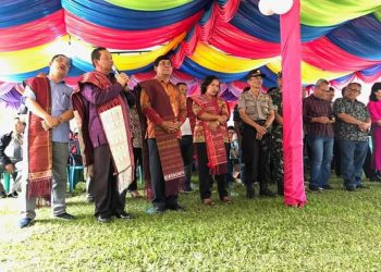 Bupati Samosir Hadiri Pesta Emas 50 Tahun Tugu Toga Samosir