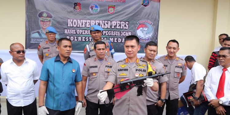 47 Pelaku Pencurian Sepedamotor Diringkus di Medan