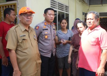 Kapolres Pematangsiantar Tinjau Lokasi Kebakaran di Jalan Kyai