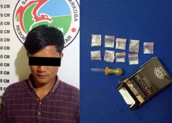 Bawa 9 Paket Sabu, Warga Jalan Tangki Diciduk Polisi
