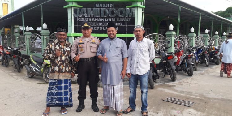 Polsek Sorong Kepulauan Gelar Pengamanan Sholat Idul Adha 1440 H