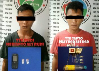 Ada "Kibus", Dua Orang Pria Tanjung Tongah Diciduk Sat Narkoba Polres Pematangsiantar