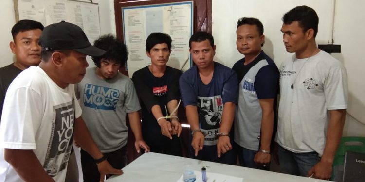 Tiga Sekawan Diringkus Saat Pesta Sabu