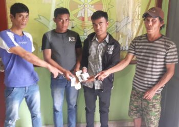 Main Leng, 4 Pria di Sidamanik Diringkus dari Warung Tuak