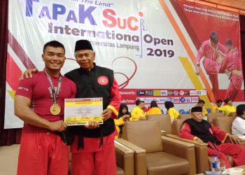 Selamat! Serda Al Hadid dari Yonif 122 Tombak Sakti Raih Medali Emas di Lampung International Championship