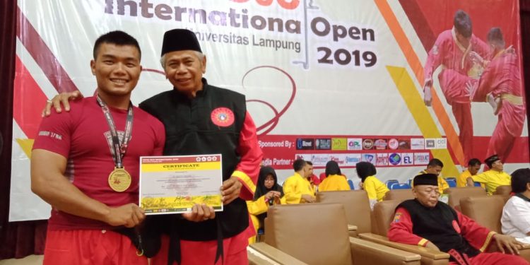 Selamat! Serda Al Hadid dari Yonif 122 Tombak Sakti Raih Medali Emas di Lampung International Championship