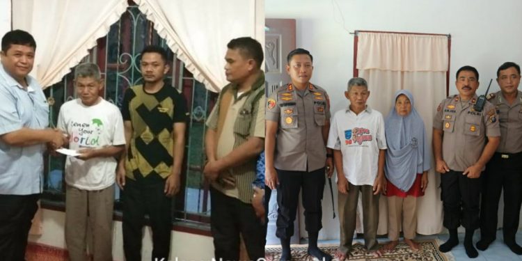 Pasca Viral dan Dibebaskan dari Penjara Kasus Curi 1,9 Kg Getah, Kakek Samirin Disantuni Polres dan Pemkab Simalungun