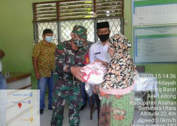 Kodim 0208/Asahan Berbagi Sembako Wujud Nyata Peduli Kepada Warga Binaan