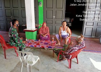 Jalin Interaksi Yang Baik Dengan Warga Binaan Oleh Personel Kodim 0208/Asahan