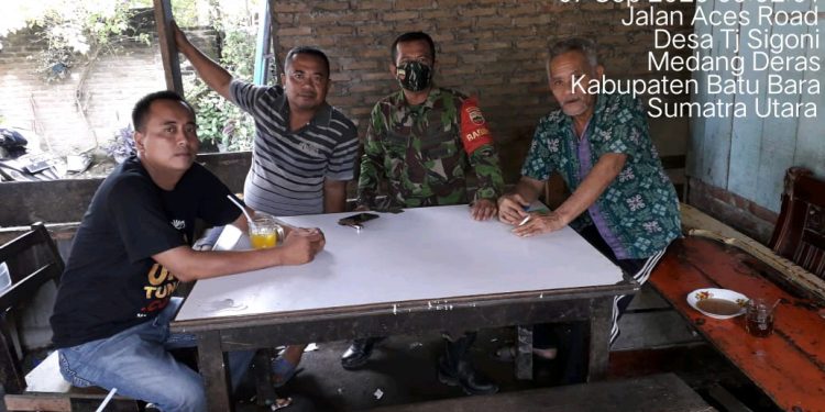 Jalin Interaksi Bersama Mitra Karib, Personel Jajaran Kodim 0208/Asahan Terapkan Protokol Covid-19