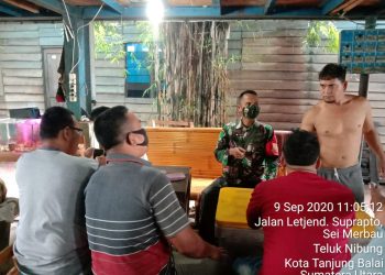Pemahaman Protokol Covid-19 Melalui Komsos Terus Dilakukan Personel Jajaran Kodim 0208/Asahan
