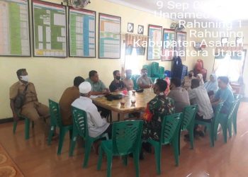 Maraknya Pencurian Kelapa Sawit, Personel Jajaran Kodim 0208/Asahan Hadiri Rapat Mediasi Bersama Tiga Pilar Dan Masyarakat