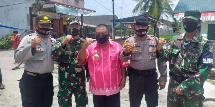 Personel Kodim 0208/Asahan Melalui Koramil-07/Air Joman Kembali Ajak Warga Patuhi Protokol Kesehatan Covid-19