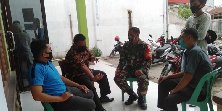 Personel Jajaran Kodim 0208/Asahan Berikan Pengertian 3M Kepada Tokoh Pemuda