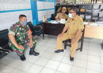 Torwil, Personel Jajaran Kodim 0207/Simalungun Cek Data Kesehatan Warga Di Puskesmas