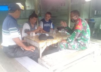 Jalin Silaturahmi, Jajaran Kodim 0207/Simalungun Gelar Komsos Bersama Perangkat Kelurahan Pematang Marihat