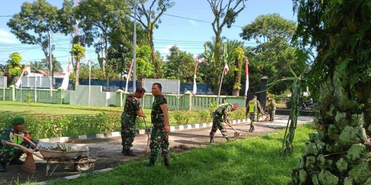 Danramil 01/Siantar Utara Jajaran Kodim 0207/Simalungun Ambil Apel Pagi Serta Berikan Motivasi Kepada Anggota Danramil 01/Siantar Utara Jajaran Kodim 0207/Simalungun Ambil Apel Pagi Serta Berikan Motivasi Kepada Anggota