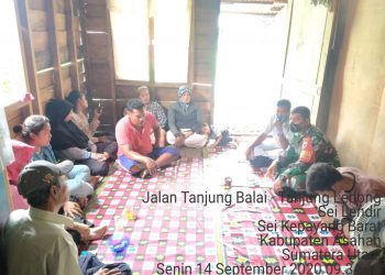 Kodim 0208/Asahan Melalui Babinsa Koramil 10/Sei Kepayang Rutin Himbau Warga Agar Gunakan Masker