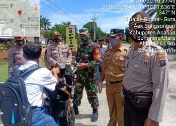 Lakukan Penyuluhan Dan Sosialisasi Protokol Kesehatan New Normal Oleh Personel Kodim 0208/Asahan