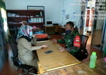 Bina Silaturahmi Yang Baik, Personel Jajaran Kodim 0208/Asahan Sambangi Perangkat Desa
