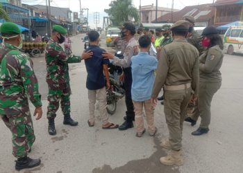 Ops Pendisiplinan Protokol Kesehatan Terpadu di Kelurahan pangkalan Dodek