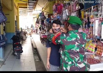 Pendisiplinan Pos pam Covid 19 Oleh Personel Jajaran Kodim 0208/Asahan