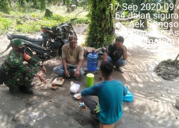 Jadikan Komsos Sebagai Sarana Silaturahmi Dengan Mitra Karib Oleh Personel Kodim 0208/Asahan