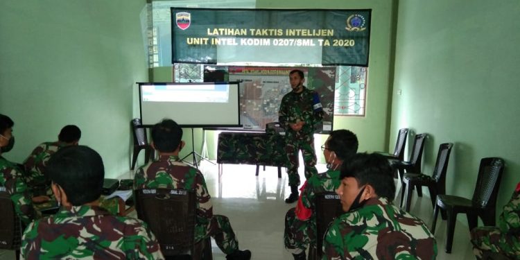 Danramil 12/Seribu Dolok Kapten Inf Herman Ikuti Latnis Intel Kodim 0207/Simalungun