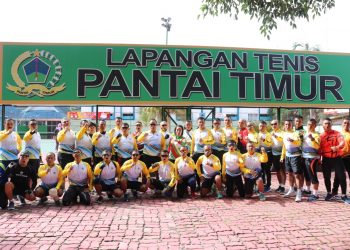 Danrem 022/Pantai Timur Gowes Sehat Bersama Prajurit