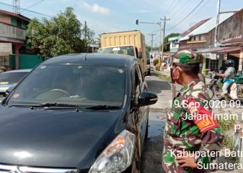 Tim Gabungan Laksanakan Penyisiran Untuk Menindaklanjuti Program Protokol Kesehatan
