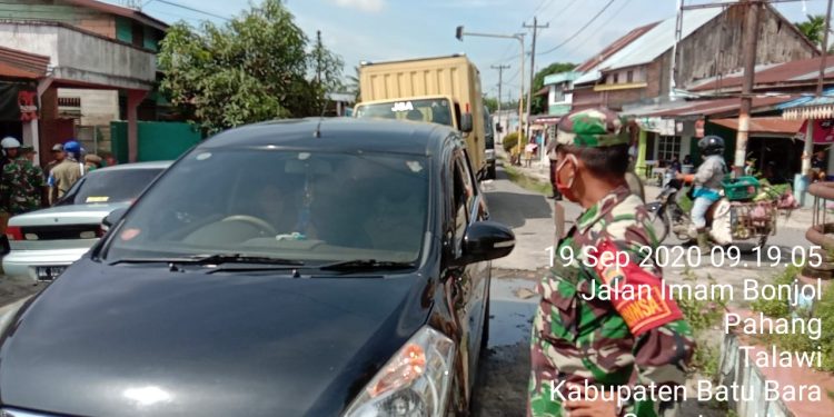 Tim Gabungan Laksanakan Penyisiran Untuk Menindaklanjuti Program Protokol Kesehatan