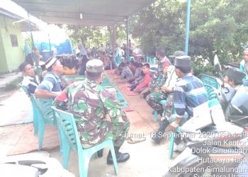 Personel Jajaran Kodim 0207/Simalungun Melayat Anggota TNI Yang Meninggal