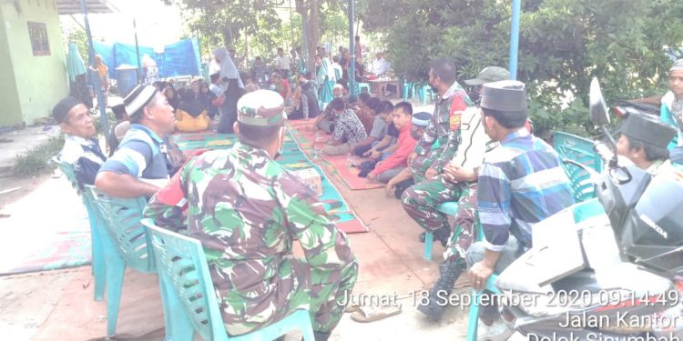 Personel Jajaran Kodim 0207/Simalungun Melayat Anggota TNI Yang Meninggal