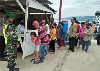 Personel Kodim 0207/Simalungun Kawal Protokol Kesehatan di Terminal Tanjung Pinggir Pematang Siantar