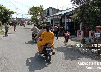 Kodim 0208/Asahan Razia Gabungan Kembali Digelar Demi Memutus Rantai Penyebaran Covid-19