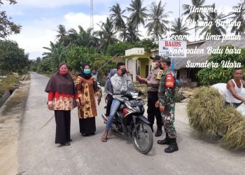 Personel Jajaran Kodim 0208/Asahan Rutin Menyuarakan Protokol Kesehatan Kepada Masyarakat