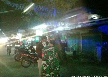 Operasi Gabungan Protokol kesehatan Rutin Dilaksanakan Malam Hari Oleh Instansi Terkait