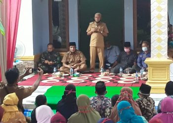 Personel Jajaran Kodim 0208/Asahan Hadiri Penyantunan Anak Yatim Oleh Bupati Asahan